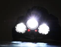 Cattara  LED 400lm (1x XM-L+2x XP-E)  Fejlámpa