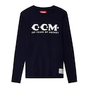 CCM 125 Anniversary LS Tee Navy Férfipóló S