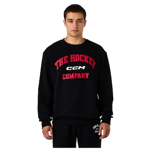 CCM  Athleisure Crew Black Férfi-melegítőfelső