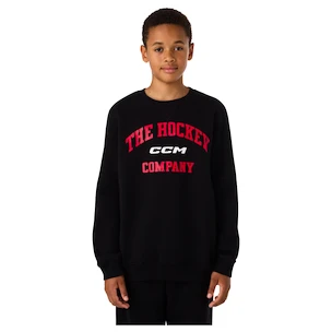 CCM  Athleisure Crew Black Gyerek-melegítőfelső