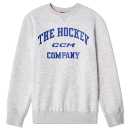 CCM Athleisure Crew Grey Melange Férfi-melegítőfelső