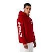 CCM  Athleisure Hood Red Férfi-melegítőfelső