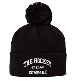 CCM Athleisure Pom Black Senior Kötött sapka