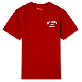 CCM Athleisure Tee Red Gyerekpóló