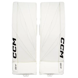 CCM Axis XF White/White Senior Kapus lábszárvédők