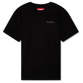 CCM Casual Tee Black Gyerekpóló