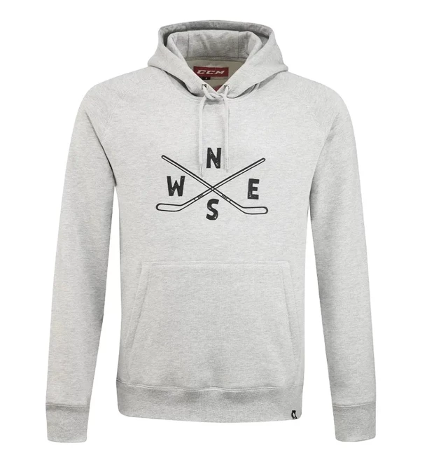 CCM  DIRECTION HOODIE Athletic Grey Férfi-melegítőfelső