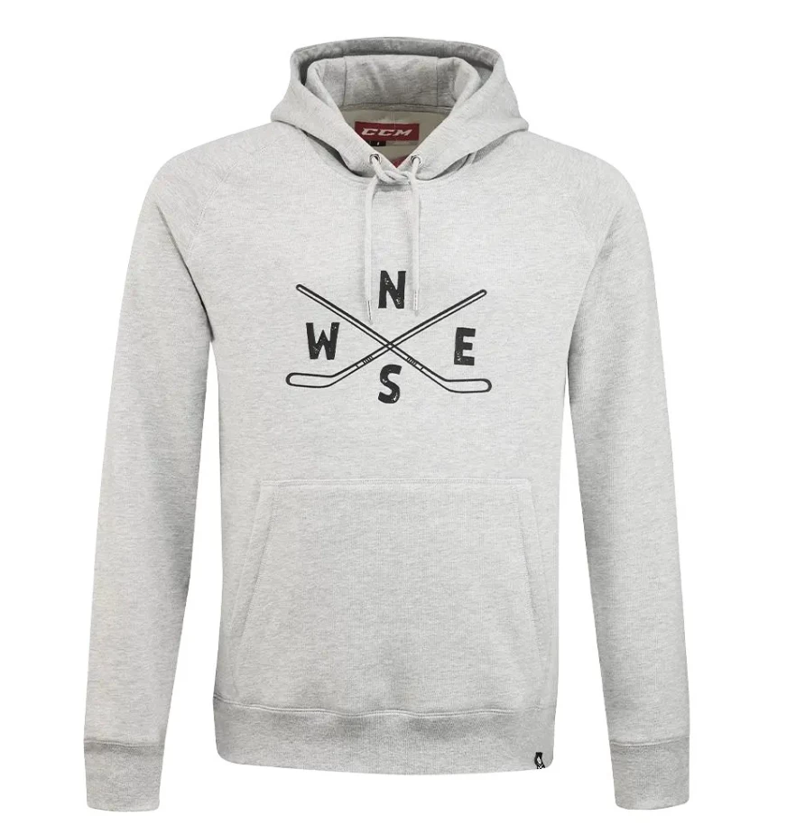 CCM  DIRECTION HOODIE Athletic Grey Férfi-melegítőfelső
