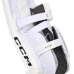 CCM Eflex 6.5 White Junior Kapus lábszárvédők