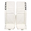 CCM Eflex 6.5 White Junior Kapus lábszárvédők