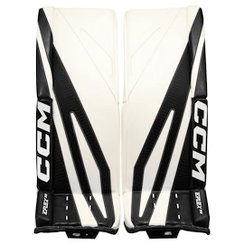 CCM Eflex 7.5 White/Black Senior Kapus lábszárvédők