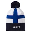 CCM  Flag Hood Team FIN Navy  Kötött sapka