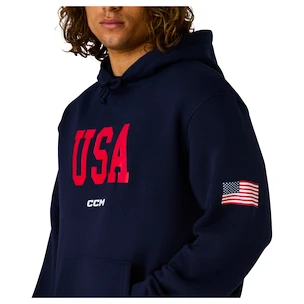 CCM  Flag Hood Team USA Navy Férfi-melegítőfelső
