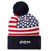 CCM  Flag Hood Team USA Navy  Kötött sapka
