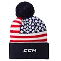CCM  Flag Hood Team USA Navy  Kötött sapka