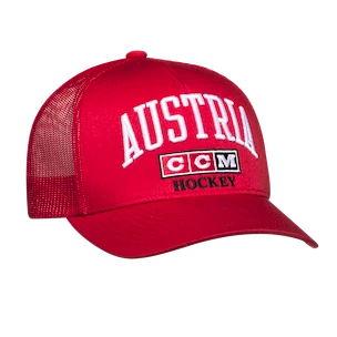 CCM  FLAG MESHBACK TRUCKER TEAM AUSTRIA Multiple Team Color  Férfibaseballsapka