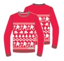CCM Holiday HOLIDAY UGLY SWEATER Red Férfi pulóver