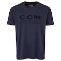 CCM Holiday SS Tee B Navy Férfipóló S