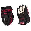 CCM JetSpeed FT6 Black/Red Junior Hokikesztyűk