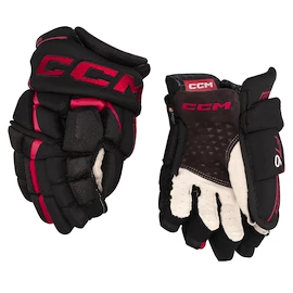 CCM JetSpeed FT6 Black/Red Junior Hokikesztyűk