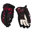 CCM JetSpeed FT6 Black/Red Senior Hokikesztyűk