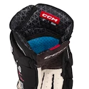 CCM JetSpeed FT6 Black/White Junior Hokikesztyűk