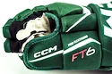 CCM JetSpeed FT6 Dark Green/White Junior Hokikesztyűk