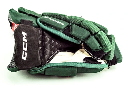 CCM JetSpeed FT6 Dark Green/White Junior Hokikesztyűk