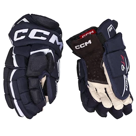 CCM JetSpeed FT6 Navy/White Junior Hokikesztyűk