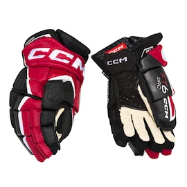 CCM JetSpeed FT6 Pro Black/Red/White Senior Hokikesztyűk