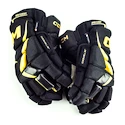 CCM JetSpeed FT6 Pro Black/Sunflower Junior Hokikesztyűk 11 hüvelyk