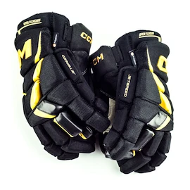 CCM JetSpeed FT6 Pro Black/Sunflower Junior Hokikesztyűk