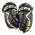 CCM JetSpeed FT6 Pro Black/Sunflower Senior Hokikesztyűk 13 hüvelyk