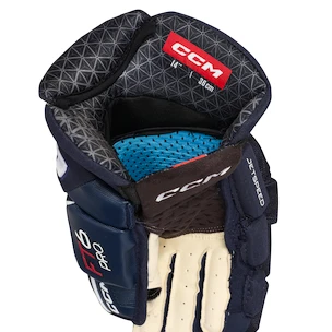 CCM JetSpeed FT6 Pro Navy/White Senior Hokikesztyűk