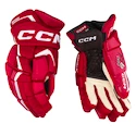 CCM JetSpeed FT6 Pro Red/White Junior Hokikesztyűk