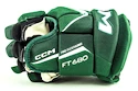 CCM JetSpeed FT680 Dark Green/White Junior Hokikesztyűk