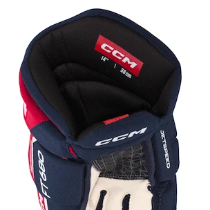 CCM JetSpeed FT680 Navy/Red/White Senior Hokikesztyűk