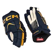 CCM JetSpeed FT680 Navy/Sunflower Junior Hokikesztyűk