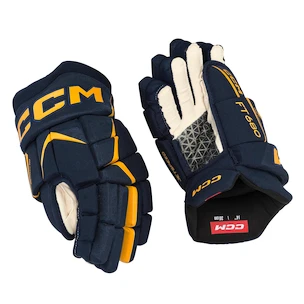 CCM JetSpeed FT680 Navy/Sunflower Senior Hokikesztyűk