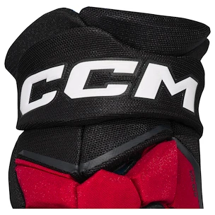 CCM JetSpeed FT8 Black/Red/White Senior Hokikesztyűk