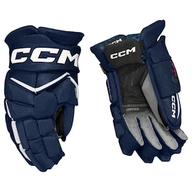 CCM JetSpeed FT8 Navy/White Senior Hokikesztyűk