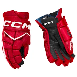 CCM JetSpeed FT8 Pro Red/White Senior Hokikesztyűk