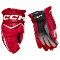 CCM JetSpeed FT8 Red/White Senior Hokikesztyűk