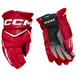 CCM JetSpeed FT8 Red/White Senior Hokikesztyűk