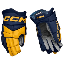 CCM JetSpeed FT880 Navy/Sunflower Senior Hokikesztyűk