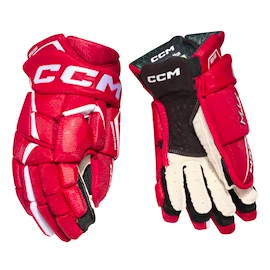 CCM Jetspeed FTWomen Red/White Senior Hokikesztyűk