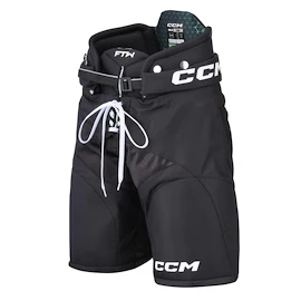 CCM JetSpeed FTWomen Velcro Black Junior Hokinadrág
