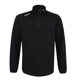 CCM LOCKER ROOM FLEECE 1/4 ZIP Black Gyerek-melegítőfelső