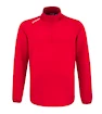 CCM  LOCKER ROOM FLEECE 1/4 ZIP Red Gyerek-melegítőfelső XL