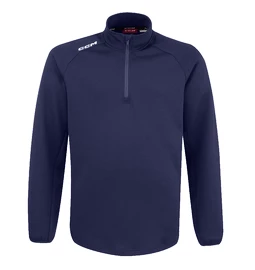 CCM LOCKER ROOM FLEECE 1/4 ZIP true navy Férfi-melegítőfelső